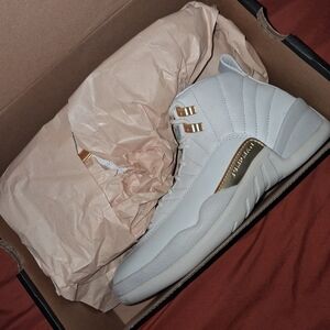 Jordan All-White Leather High-Top Sneaker